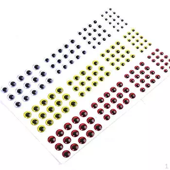 183 шт. 3/4/5/6 мм 3D-моделирование голографическая рыболовная приманка глаза ремесла для завязывания мушек