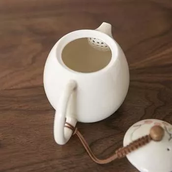 185 мл чистого бамбукового чайника ручной работы с росписью ручной работы из хурмы, домашний чайник, старинный чайник, чайник, принадлежности для чая, принадлежности Ornam