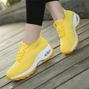 1862 spring and summer new lightweight women s shoes heightening shoes one-foot elastic casual women s shoes rocking shoes women 35