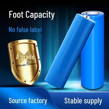 18650 цилиндрическая 3,7 В перезаряжаемая литиевая батарея: Высокая емкость, качество А