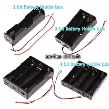 18650 Держатель батареи 1 2 3 4 слота Пластиковый ящик для хранения Чехол для 1x 2x 3x 4x18650 1 Slot