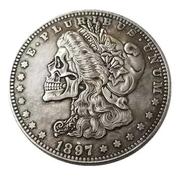 1897 США Соединенные Штаты Америки HOBO памятные коллекционные сувениры серебряные монеты