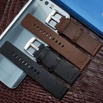 18 20 22 24 мм быстросъемный ремешок для часов - универсальный мягкий ремешок из телячьей кожи с пряжкой-пряжкой для замены ремешка для часов для Samsung Huawei Xiaomi 18mm чёрный