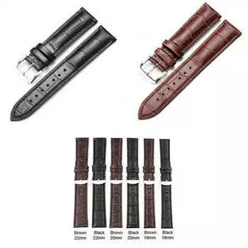 18/20/22/24 мм ремешок для часов кожаный ремешок для часов женский мужской унисекс ремешок для часов width 20mm