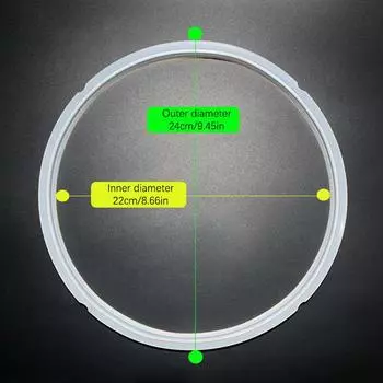 18/20/22/24 см силиконовая резиновая прокладка для крышки скороварки уплотнительное кольцо для электрической скороварки замена для прокладок для 2-6 л плиты