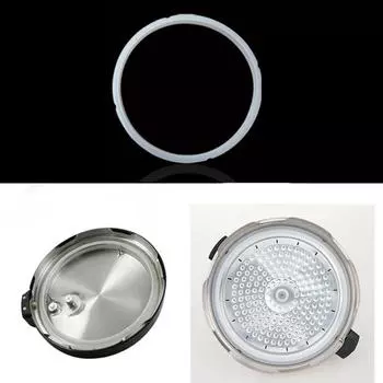 18/20/22/24 см силиконовая резиновая прокладка для крышки скороварки уплотнительное кольцо для электрической скороварки замена для прокладок для 2-6 л плиты 24CM