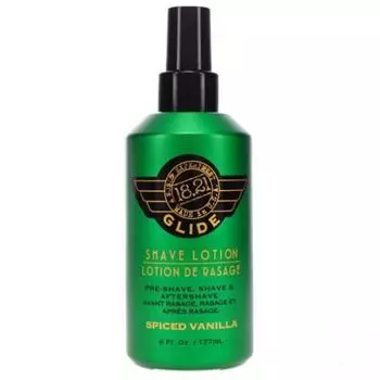 18.21 Man Made Glide Shave Lotion Spiced Vanilla 6 oz