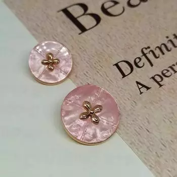 18/22 мм оптовая продажа швейных пуговиц для одежды ремесла принадлежности необычный дизайн декор круглый 5 цветов ножка пуговицы производители аппликации своими руками 18mm 6pcs розовый