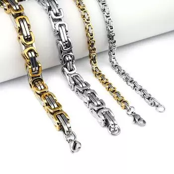 18/23 см звенья цепи 8 мм ручная цепочка модный браслет для женщин и мужчин 18CM-A