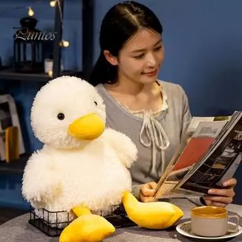 18/25/36 см, мягкая игрушка в виде утки, плюшевые игрушки в виде животных, мягкие пушистые плюшевые игрушки для детей, для маленьких мальчиков и девочек, игрушка для сенсорного развития, подарок для новорожденных, декор для детской комнаты S