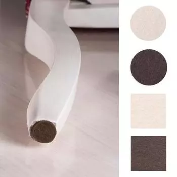 18/32/50 шт. Накладки на мебель, разрезаемые, войлочные, противоскользящие, для защиты пола, для стульев и столов 5cm Square коричневый
