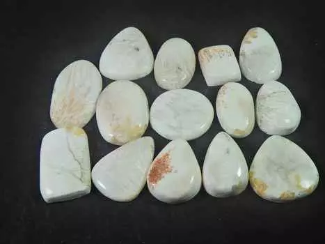 18-35 мм натуральный розовый сколоцит овальный кабошон россыпью драгоценный камень 14 шт. лот 267 карат RQ-2112