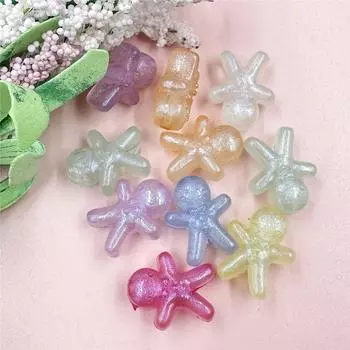 18,4*22,2 мм свободные бусины, креативный мультяшный персонаж, 10 шт., аксессуары для мобильных телефонов, украшенные подарки, модные аксессуары, сделай сам жёлтый