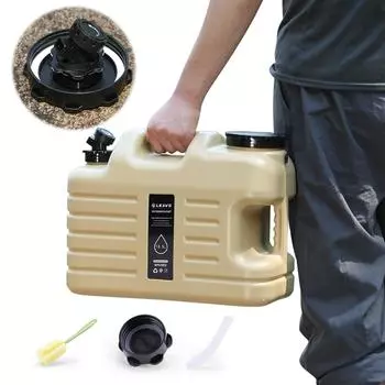 18,5 л контейнер для хранения воды, герметичный диспенсер для воды, большой емкости, кувшин для воды для автомобиля, кемпинга