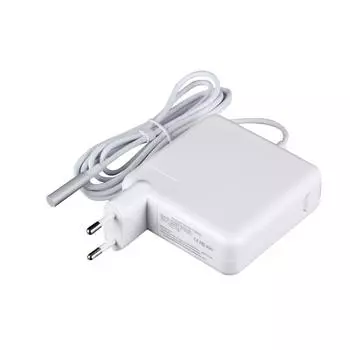 18,5 В 4,6 А 85 Вт 5-контактный L-образный MagSafe 1 зарядное устройство для Apple Macbook A1222 / A1290 / A1343, длина: 1,7 м, вилка европейского стандарта(белый) белый