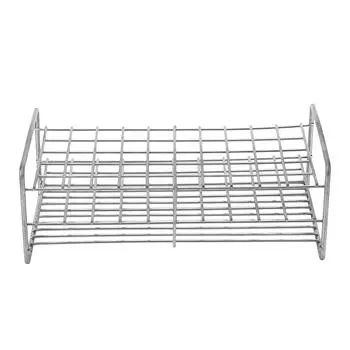 18,5 мм 50 отверстий из нержавеющей стали пробирка стойка квадратное отверстие медицинский держатель пробирки