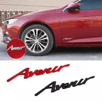 18,5x3,5 см автомобильная 3D металлическая буква кузова наклейка эмблема наклейка аксессуары для Buick Lacrosse GL8 Avenir автостайлинг украшение чёрный