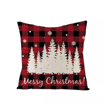 18 Christmas Cushion Cover Pillow Case Xmas Home Sofa Throw Decor Snowflake Woods