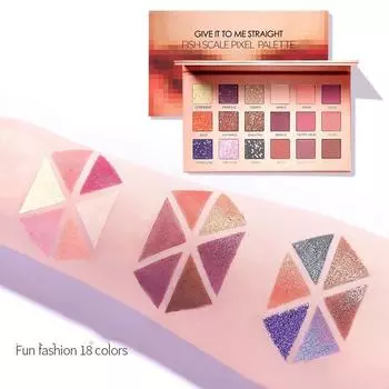 18-цветная палитра теней для век Glitter Pearl