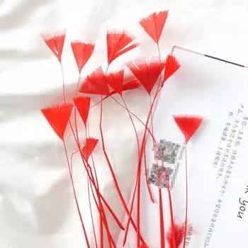 18 цветных перьев, декоративные материалы ручной работы «сделай сам», Xiaopie, цветные перья, декоративные головные уборы, аксессуары для одежды 10pcs