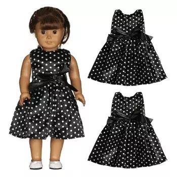 18-дюймовая американская кукла, одежда, платье, аксессуары для кукол для детей