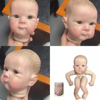 18-дюймовая форма для куклы Reborns Baby, реалистичная форма для младенца, подвижные руки и ноги, мягкая кукла для обнимашек, подарок на день рождения для малышей, ручная работа