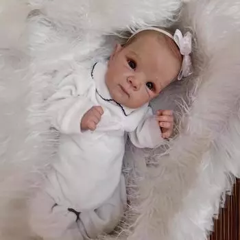 18-дюймовая кукла Bettie Reborn Baby с 3D тоном кожи и видимыми венами, раскрашенная вручную игрушка-кукла для волос 18cm