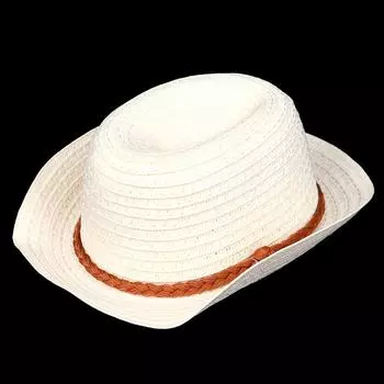 18-дюймовая кукольная шляпа для девочек, белая соломенная шляпа ручной работы, подходит для кукол-мальчиков ростом 43 см onesize