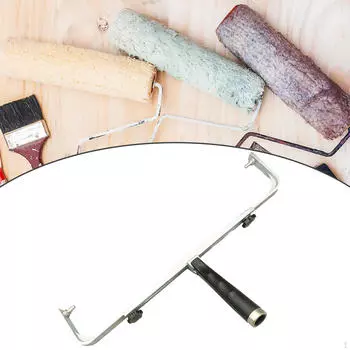 18-дюймовая рама валика для покраски из алюминиевого сплава, аксессуары для тяжелых условий эксплуатации, регулируемые для покраски стен