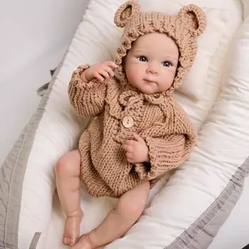 18-дюймовые милые куклы Bettie Reborn для мальчиков и девочек, полностью силиконовое тело, реалистичная кукла Rebirth, ручная работа, окрашенные волосы, реалистичные куклы-младенцы, игрушка для детей full silicone girl