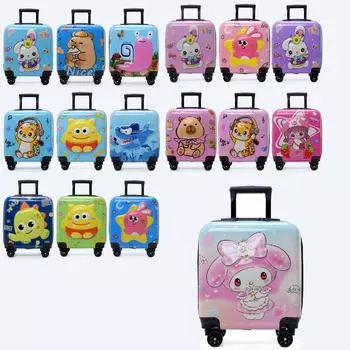 18-дюймовый мультяшный универсальный чемодан на колесах 18 inches