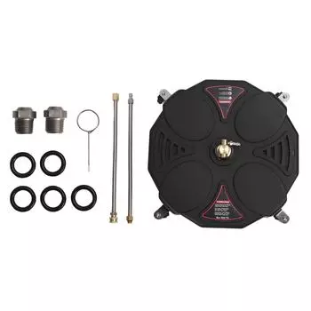 18-дюймовый очиститель высокого давления 3600 фунтов на кв. дюйм из нержавеющей стали с 4 колесами 2