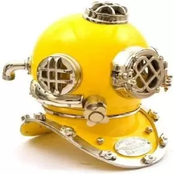 18-дюймовый шлем для дайвинга Mark V ВМС США Шлем глубоководного флота Декоративная копия шлема