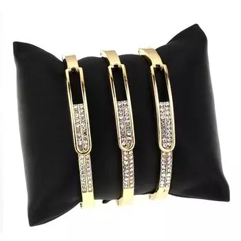 18 К африканские ювелирные изделия, золотые браслеты, наборы для женщин, арабский, марокканский, браслет-манжета с замком и кристаллами, шикарные свадебные украшения для невесты золотой