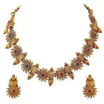 18-каратное позолоченное новейшее стильное колье-чокер, традиционный комплект украшений для женщин