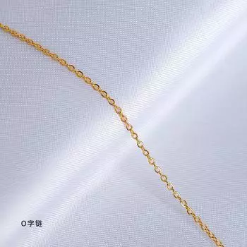 18-каратное золотое простое цепочное ожерелье женская О-образная цепочка на ключицу цепочка змеиная кость цвет золото титановая сталь тонкая одинарная цепочка розовое золото без кулона