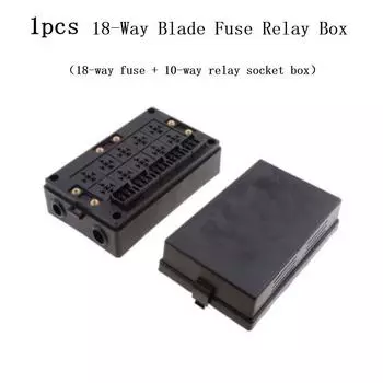 18-контактный автомобильный предохранитель, реле, держатель, блок, клеммы защиты цепи