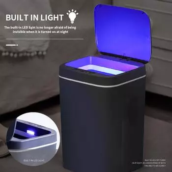 18 л интеллектуальное индукционное мусорное ведро автоматическое многофункциональное электрическое сенсорное ведро для хранения дома кухня туалет мусорное ведро подарки Battery models