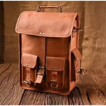 18-дюймовая кожаная сумка-портфель для планшета, чехол для ноутбука, офисный портфель, сумка-мессенджер, подарок для мужчин, компьютерная состаренная сумка через плечо