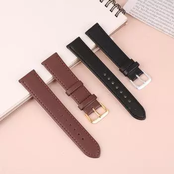 18 мм 20 мм 22 мм 24 мм женский мужской ремешок для часов из натуральной кожи ремешки для часов аксессуары для часов кофейный черный ремень ремешок замена