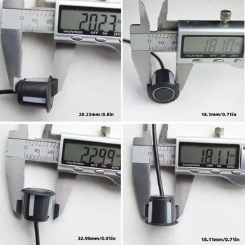 18 мм датчик парковки автомобиля Parktronic Reverse Probe ультразвуковой черный красный синий серый серебристый шампанское золото Aparcami для заднего радара