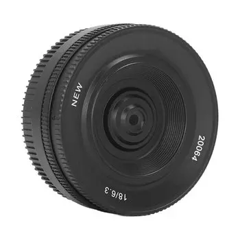 18 мм фиксированный объектив APS C для беззеркальной камеры Fujifilm X A1 X A10 X T1 X T100 X PR01 X E1 X Компактный ультратонкий объектив для фотосъемки F6.3
