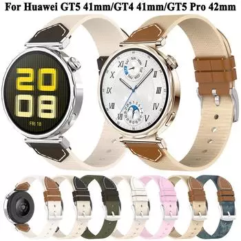 18 мм нейлоновый ремешок для Huawei Watch GT5 Pro 42 мм GT5 Gt4 41 мм сменный ремешок для Garmin Venu 3S 2s Forerunner 265S 255s аксессуары для браслета 18mm белый