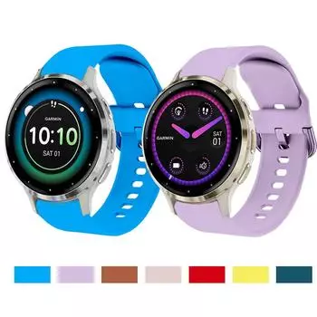 18 мм ремешок для часов Garmin Venu 3S ремешок с быстросъемной цветной застежкой для часов Аксессуары для ремешка для часов Garmin Vivoactive 4S For Garmin Venu 3S