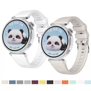 18 мм ремешок для часов Huawei Watch GT5 Pro 42 мм, мягкий легкий быстросъемный резиновый браслет для часов GT5 41 мм GT5 41mm