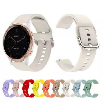 18 мм ремешок для Garmin Active S ремешок Simplicity Breathe Corful пряжка аксессуары для Vivomove 3S Move3S Vivoactive 4S ремешок для часов For Garmin Active S