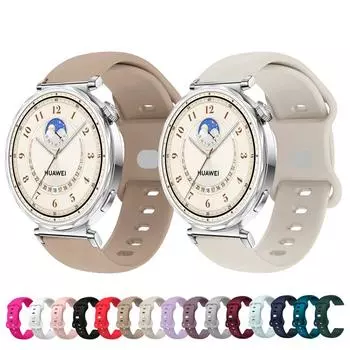18 мм универсальный ремешок для часов Huawei Watch GT5 Pro 42 мм мягкий легкий сменный ремешок для Huawei Watch GT5/GT5 Pro черный GT5 Pro 42mm