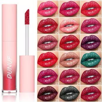 18 Pearl Увлажняющий бриллиантовый блеск для губ Essential Lip Gloss для пассажиров Стойкая водостойкая успокаивающая губная помада 01