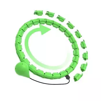 18 Съемных узлов Фитнес-обруч Съемное оборудование для тренировки живота Утяжеленный Фит-обруч Дом 18 Knots