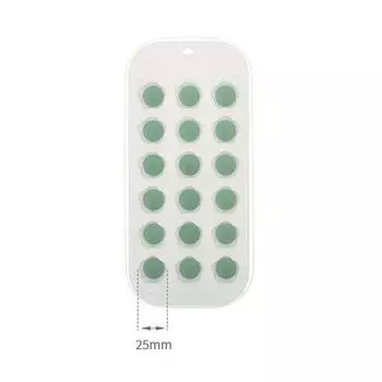 18 сеток, пищевой силиконовый лоток для льда, домашняя форма для кубиков льда «сделай сам», квадратная форма, мороженица, кухонные аксессуары для бара зелёный